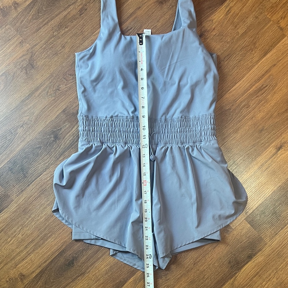 Yogalicious Grey Active Short Romper - Picture 4 of 6